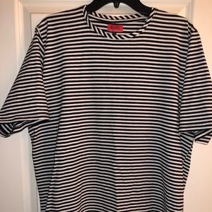 Killion striped elongated tee